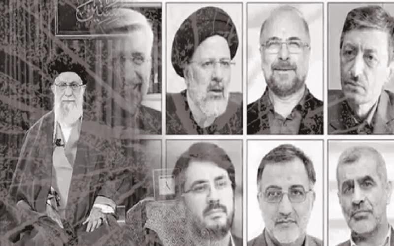 Iran-presidential-election-candidates-min Khamenei and different Iranian regime presidential candidates