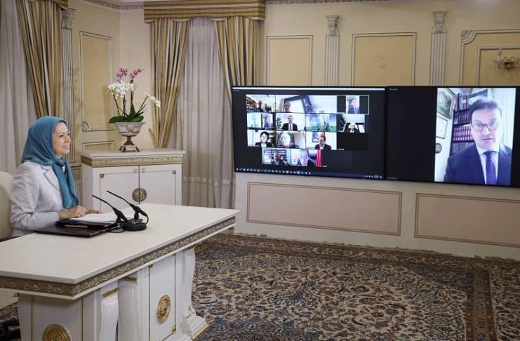 Maryam Rajavi April 15 online conference