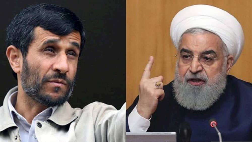 Hassan-Rouhani-right-and-former-president-Mahmoud-Ahmadinejad-left-1 Hassan Rouhani (right) and former president Mahmoud Ahmadinejad (left)