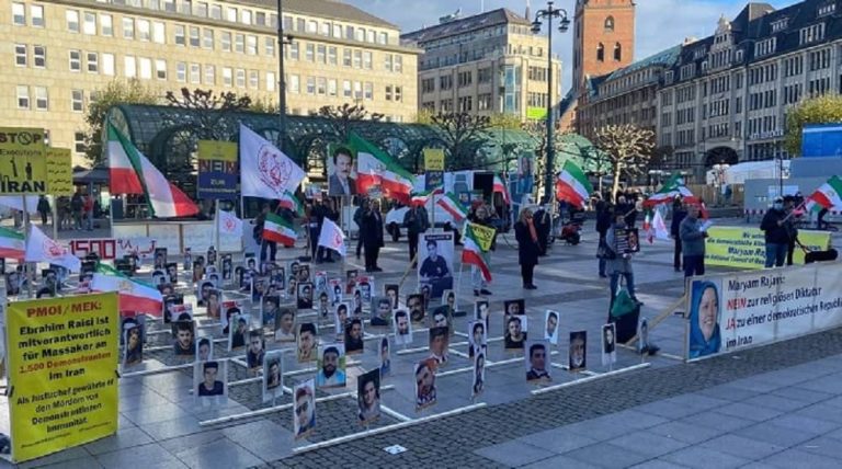 Iran MEK Supporters Commemorate the November Uprising in 18 Cities in Europe