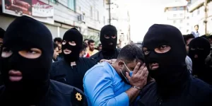 Police-parades-thugs-publicly-degrading-them-in-capital-Tehran Police-parades-thugs-publicly-degrading-them-in-capital-Tehran