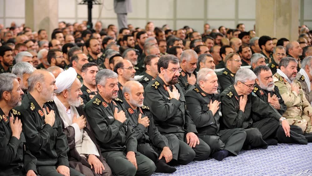 iran irgc ceremony jafari
