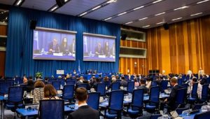 Delegates attend the IAEA NPT Summit at the United Nations Headquarters in Vienna, August 2, 2023 | Source: KAZ inform website