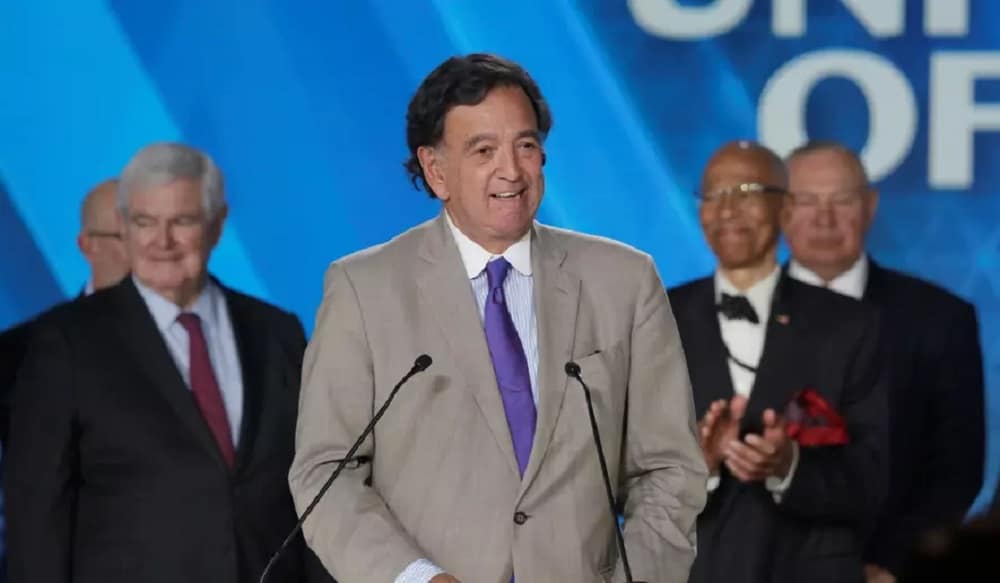 Bill Richardson speeks at the Free Iran Gathering in Paris June 2018 Bill Richardson speeks at the Free Iran Gathering in Paris June 2018