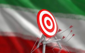 iran flag target iran flag target