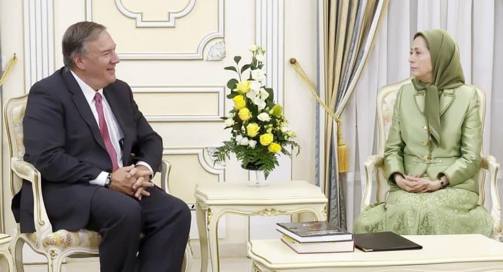 Mrs. Maryam Rajavi Meets With Former US Secretary of State Mr. Mike Pompeo
