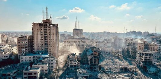 palestine gaza bombing destruction