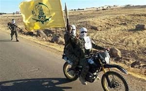 hezbollah motobike militant militia hezbollah motobike militant militia