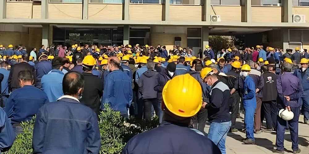 iran isfahan steel workers strike 02122023 iran isfahan steel workers strike 02122023