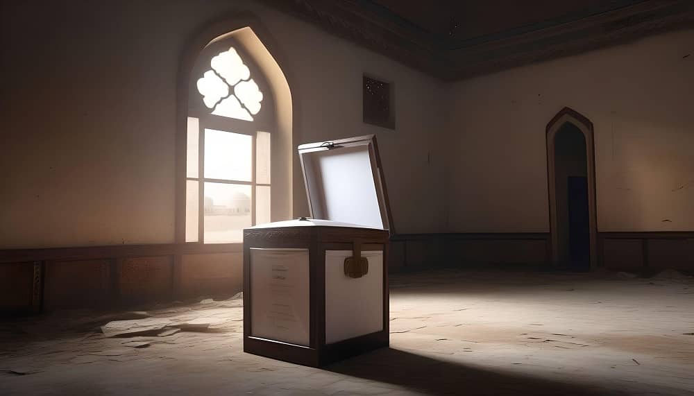 iran ballot box empty voting center (1) iran ballot box empty voting center (1)