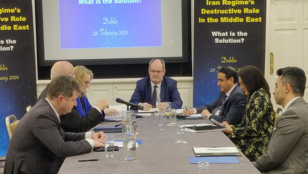 ireland dublin parliament meeting ncri march 2024 ireland dublin parliament meeting ncri march 2024
