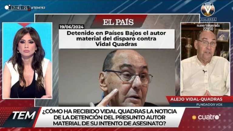 Spain’s TV Interviews Prof. Alejo Vidal-Quadras on Iranian Regime’s Assassination Attempt