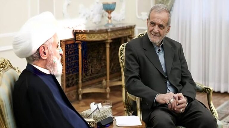 Iranian regime's president Masoud Pezeshkian met with Sheikh Naim Qassem, the Deputy Secretary-General of the Lebanese Hezbollah on July 30, 2024