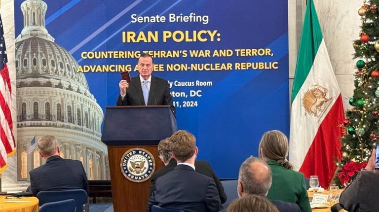 General James Jones Calls for Regime Change in Iran at Senate Gathering 