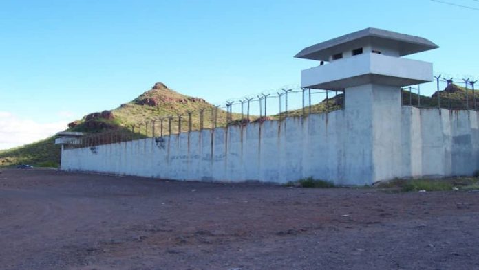 Exterior wall of Khorramabad Prison in Iran