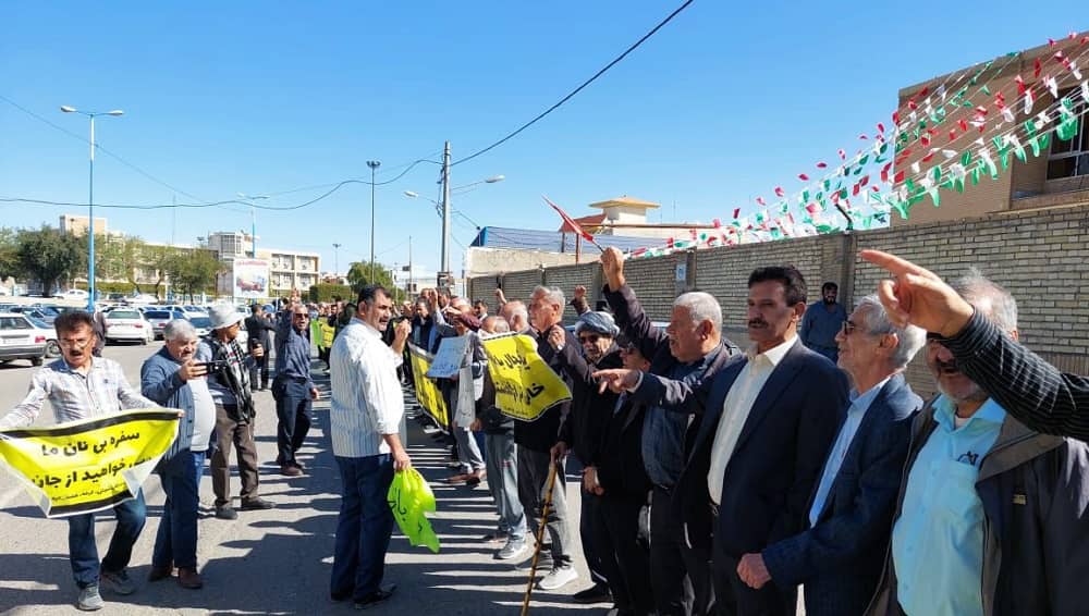Retired workers in Shush, southern Iran, protest economic hardship and government neglect – February 23, 2025