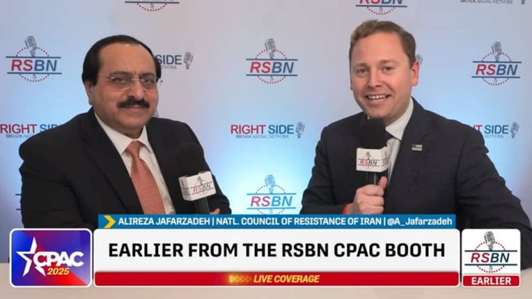 NCRI-US Deputy Director Alireza Jafarzadeh speaks with RSBN’s Robert McNeily at CPAC 2025 Day 2