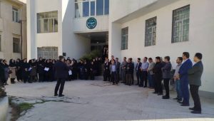 Employees of the Agricultural Jihad in Ilam, western Iran, protested on March 16, 2025