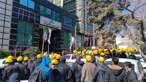 March 1 – Tehran, Iran: Power sector workers protest for full-time contracts and equal benefits