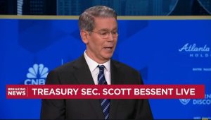 Scott Bessent, the U.S. Treasury Secretary, speeks to CNBC- March 2025