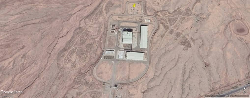 Aerial photo of the second section of the site in 2024 (dimensions approximately 250 by 500 meters)