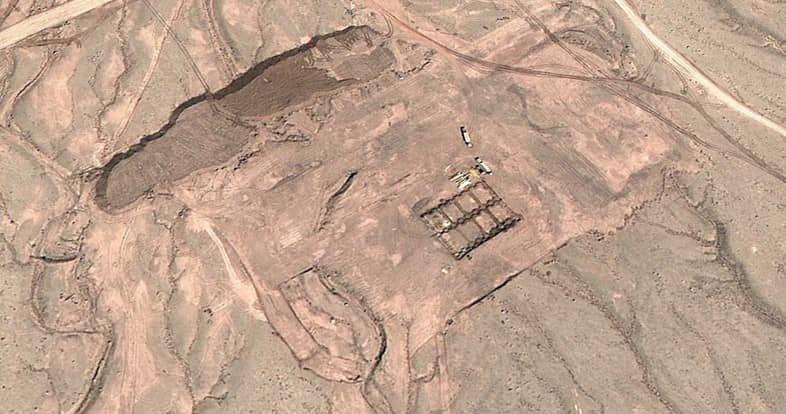 Aerial photo of the third section of the site, 2009