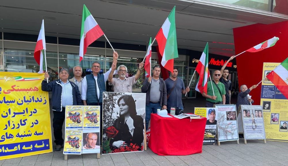 MEK Supporters in Hamburg Denounce Iran’s Human Rights Abuses and Rising Execution Rates