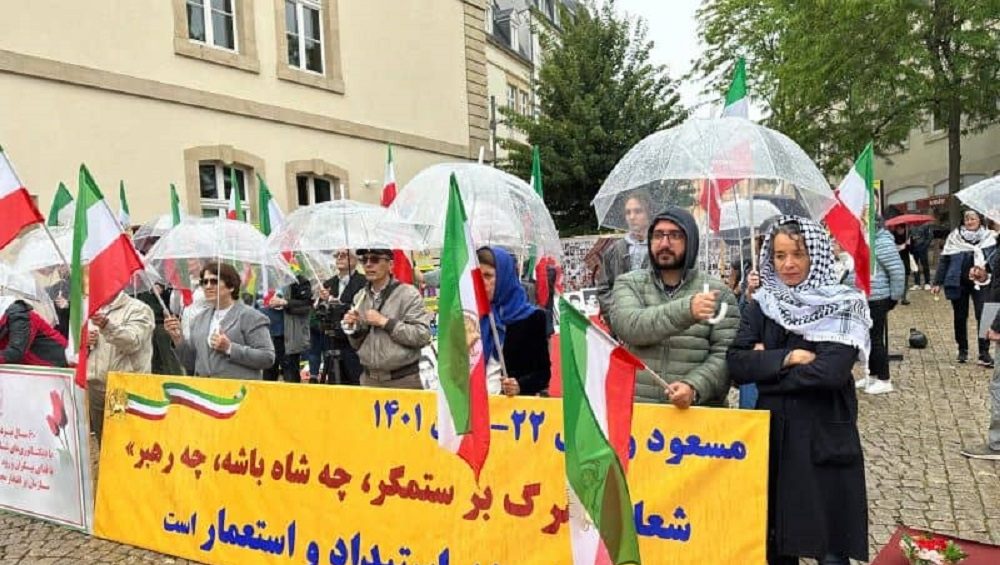 MEK Supporters in Luxembourg Honor PMOI Founders, Urge End to Executions in Iran