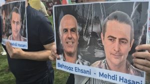Behrouz Ehsani and Mehdi Hassani two members of the People’s Mojahedin Organization of Iran
