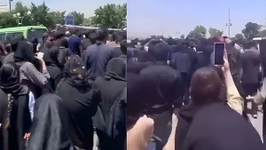 The people of Hamedan, central Iran, protested on July 3, 2025