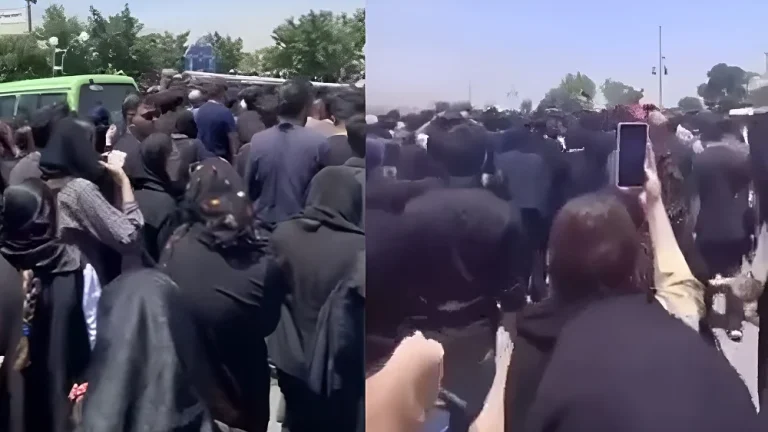 The people of Hamedan, central Iran, protested on July 3, 2025