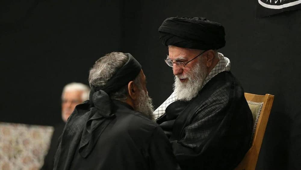 July 5, 2025 – Tehran: Ali Khamenei tells regime eulogist to sing “Ey Iran” during Ashura ceremony, later amplified by state media