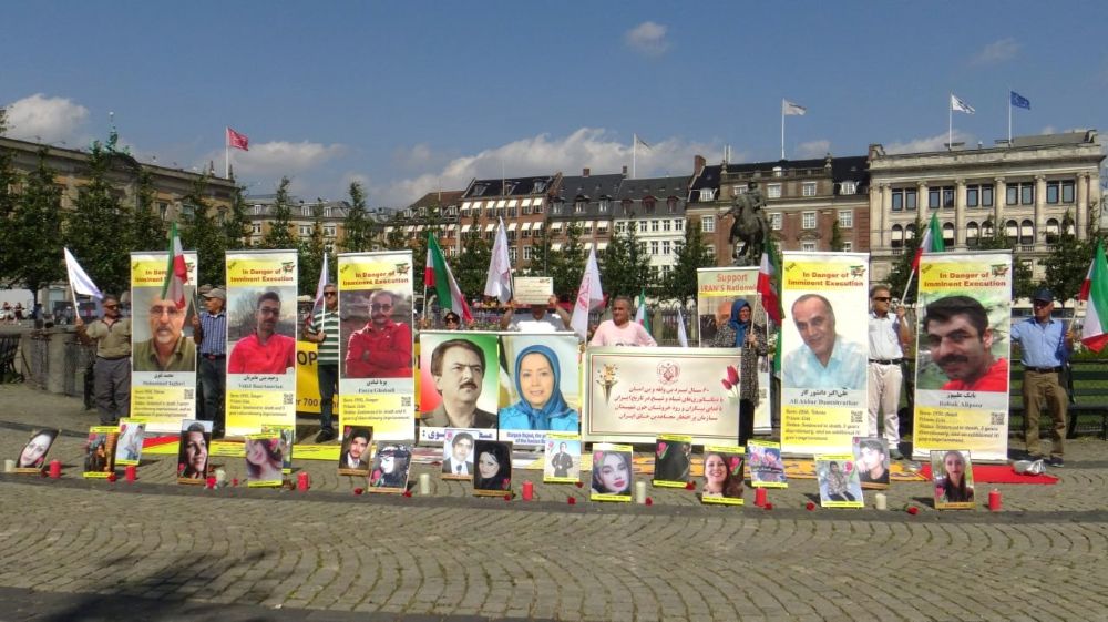 MEK Supporters in Copenhagen Rally Against Imminent Executions of Iranian Political Prisoners