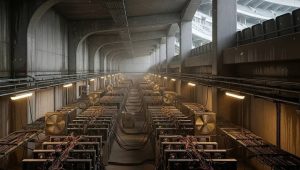 A large-scale cryptocurrency mining operation hidden beneath a 16-hectare state-owned sports stadium in Ahvaz—August 10, 2025