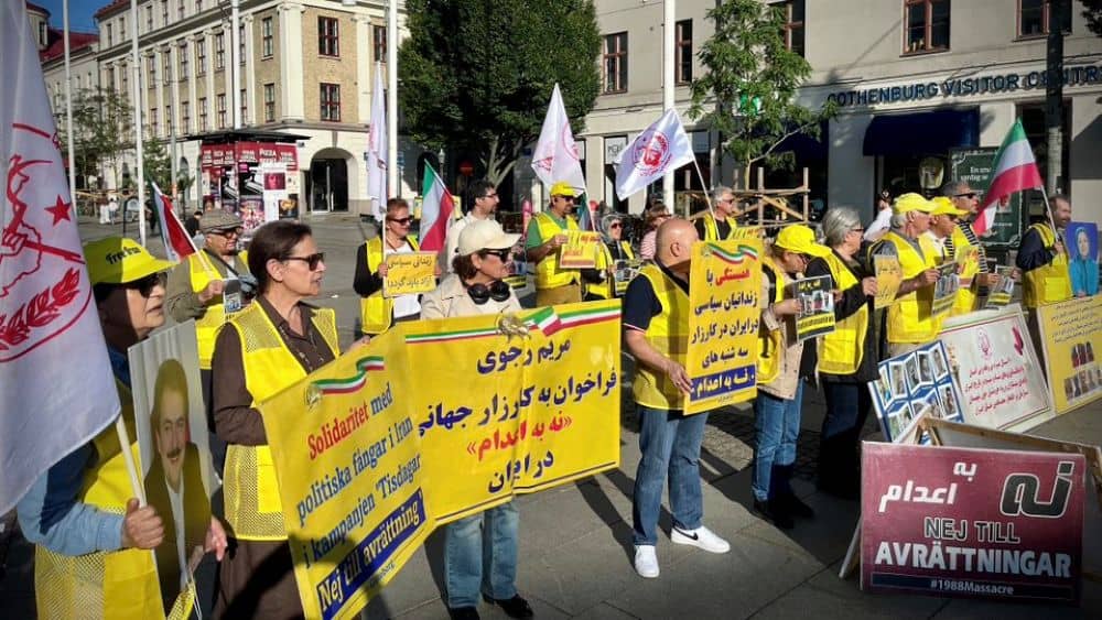 Gothenburg: Rally Against Executions in Iran, Marking 81st Week of “No to Execution Tuesdays” Campaign