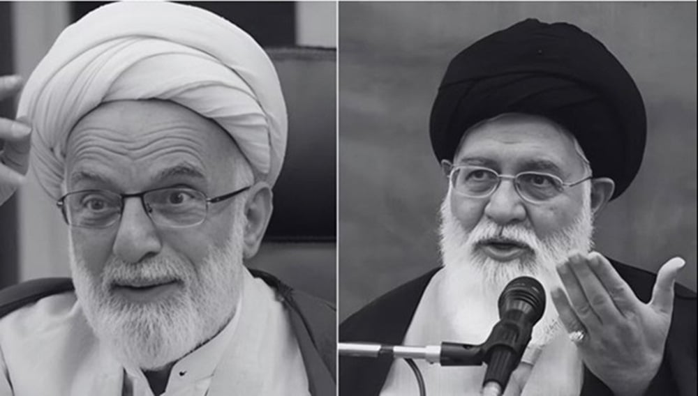 Right: Ahmad Alamolhoda, Left: Ghorbanali Dorri-Najafabadi