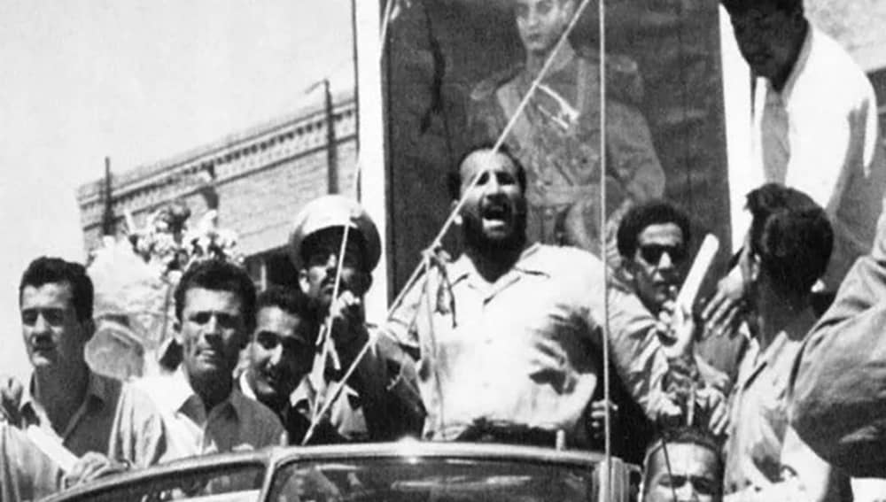 Shaban Jafari (“Shaban the Brainless”) with pro-Shah thugs during the coup that overthrew Prime Minister Mohammad Mossadegh’s national government on August 19, 1953