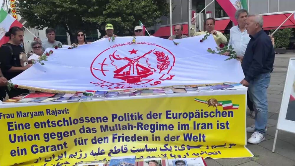 MEK Supporters Rally in Stuttgart to Commemorate PMOI Anniversary and Advocate for a Free Iran