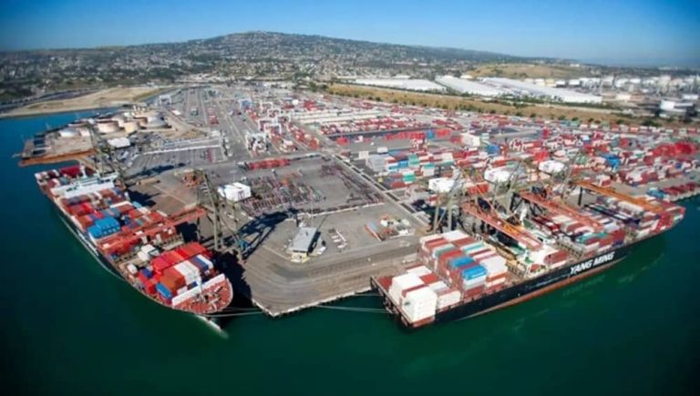 The Rajaee Port in Bandar Abbas, southern iran