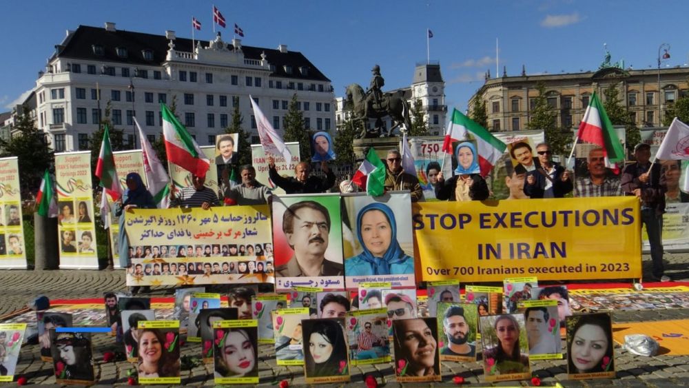 Copenhagen Rally Honors 1981 Uprising and Zahedan Bloody Friday, Condemns Executions in Iran