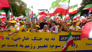 Powerful rally in Brussels for a Free Iran. Thousands, especially young people, gathered in support of Maryam Rajavi’s Ten-Point Plan.