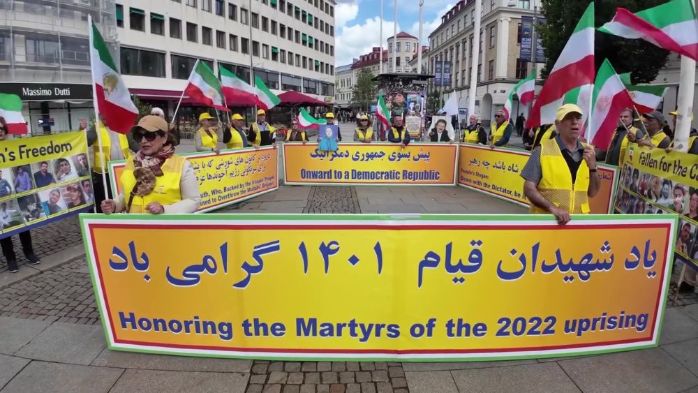 Gothenburg, Sept 13, 2025: Iranians Rally on 3rd Anniversary of 2022 Uprising