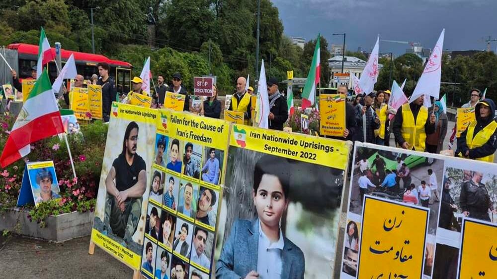 Oslo, Sept 13, 2025: Iranians Rally on 3rd Anniversary of 2022 Uprising