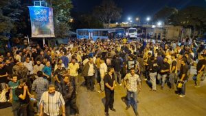 Strike by Arak Aluminum workers – photo from archive