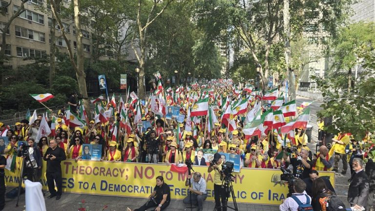 Thousands of NCRI supporters rally in New York demanding democratic change in Iran— September 23, 2025