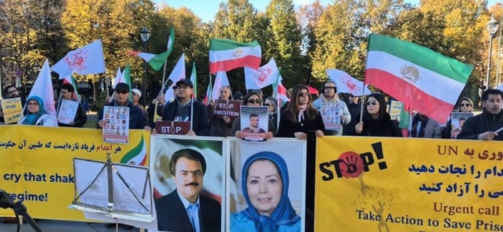 Oslo Rally Backs Hunger-Striking Inmates in Iran, Calls for End to Executions