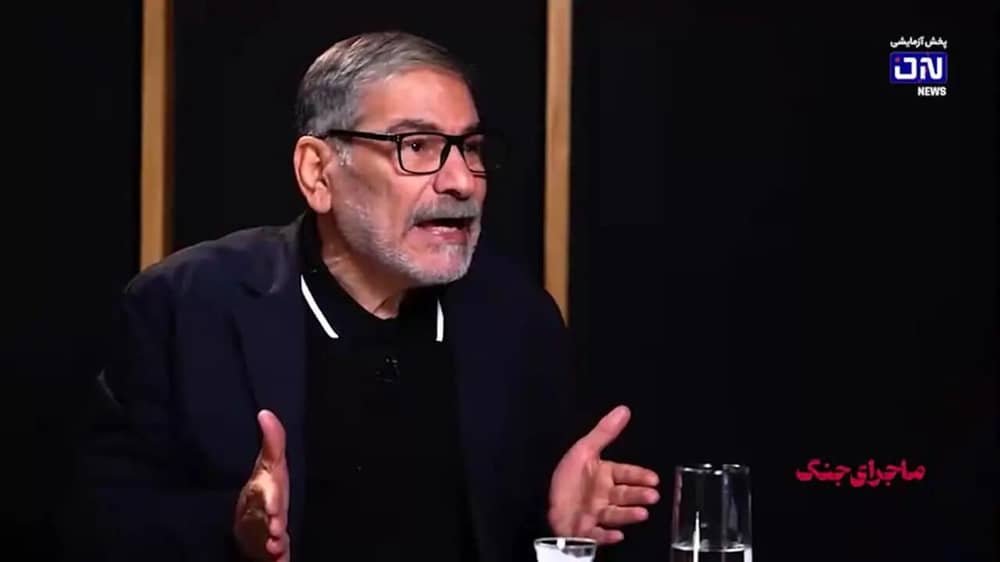 Ali Shamkhani during the “War Narrative” interview with Javad Mogouei, released Oct. 12, 2025