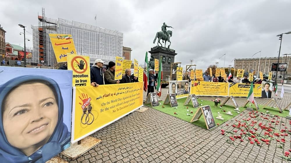 NCRI supporters held a photo exhibition in Stockholm, Sweden, on October 25, 2025