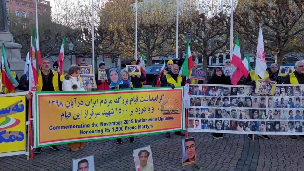 Iranians Rally in Malmö to Honor November 2019 Uprising and Demand Regime Change
