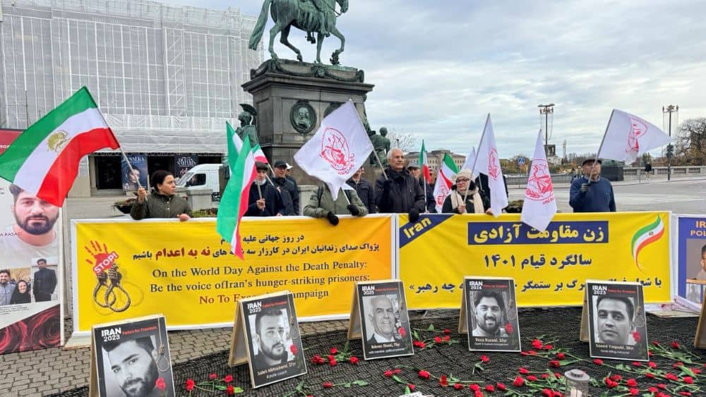 Stockholm Rally Protests Executions, Calls for Justice and Regime Change